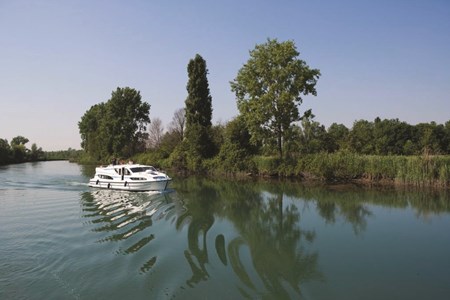 Magnifique turismo paseos Francia vacaciones barco lancha a motor chalana gamarra