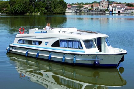 Salsa B 12 P turismo paseos Francia vacaciones barco lancha a motor chalana gamarra