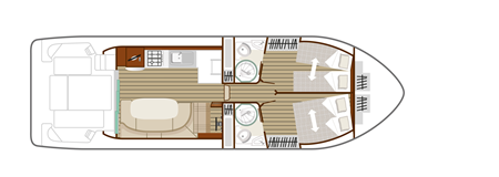 Nicols Quattro Fly C Hausbootvermietung ohne Führerschein auf den Flüssen und Kanälen in Frankreich