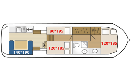 Pénichette 1107 W F Hausbootvermietung ohne Führerschein auf den Flüssen und Kanälen in Frankreich