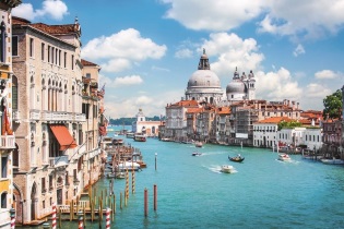 Italia - El gran canal de Venecia en Italia